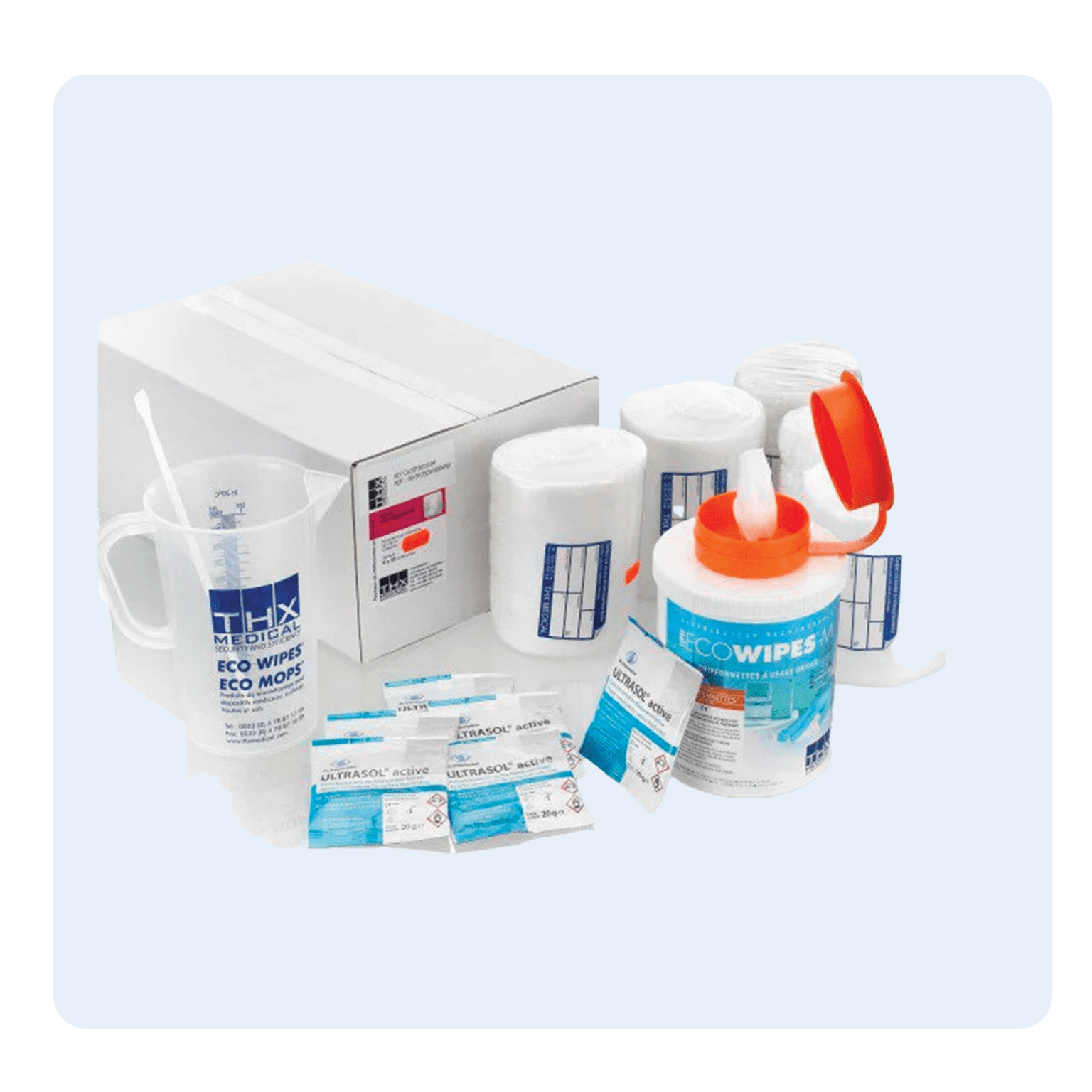 EXA WIPES M.U (kit clostridium.d)